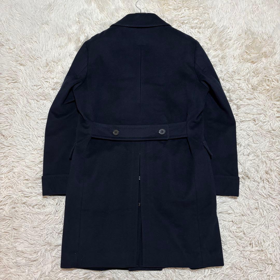 美品 マッキントッシュフィロソフィー ポロコート メルトンウール チェスター