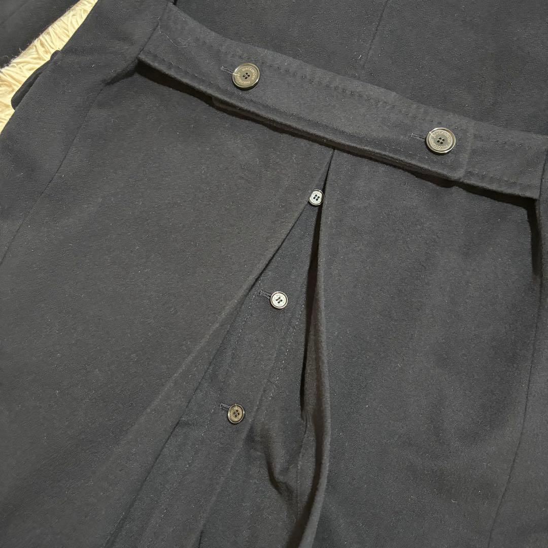 美品 マッキントッシュフィロソフィー ポロコート メルトンウール チェスター