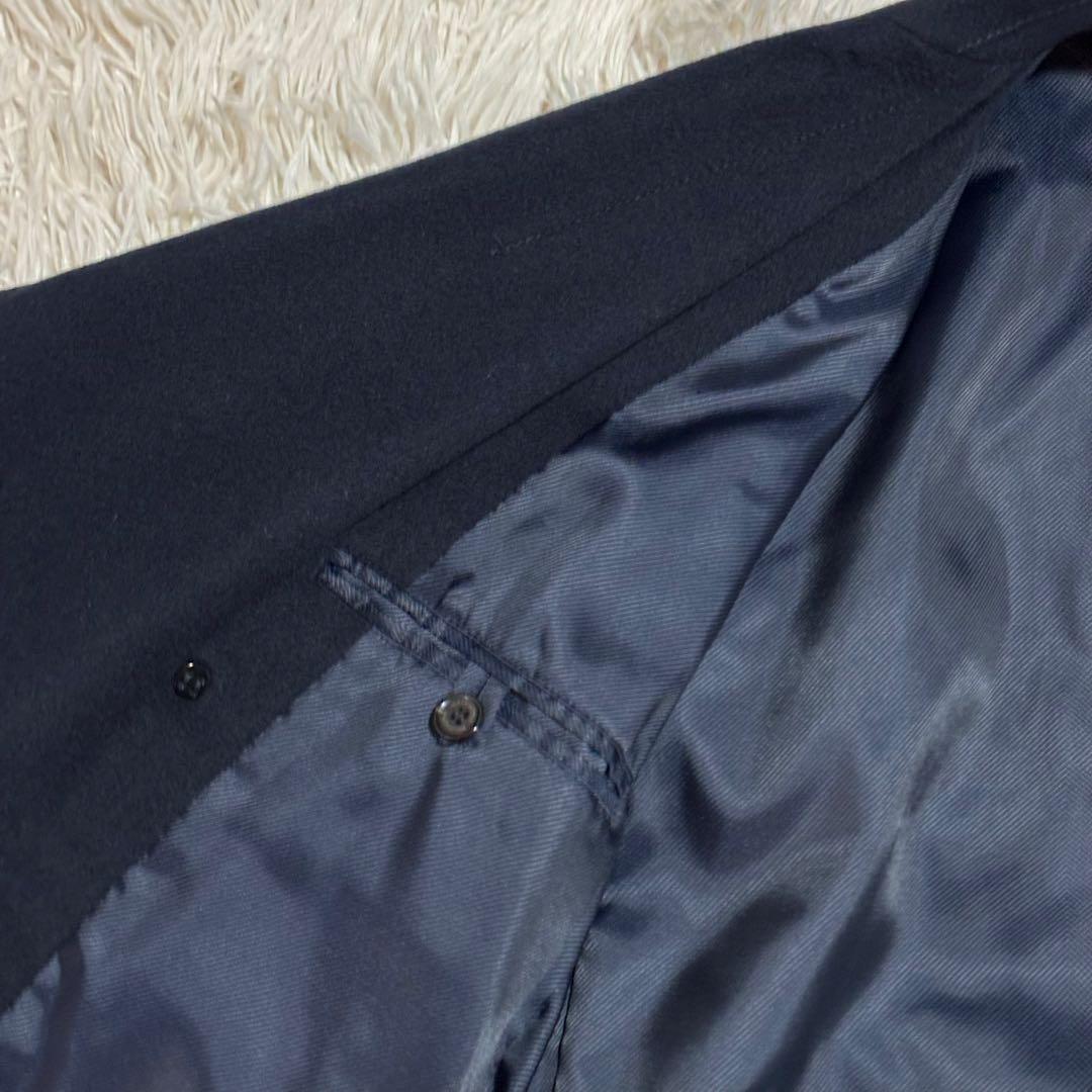 美品 マッキントッシュフィロソフィー ポロコート メルトンウール チェスター