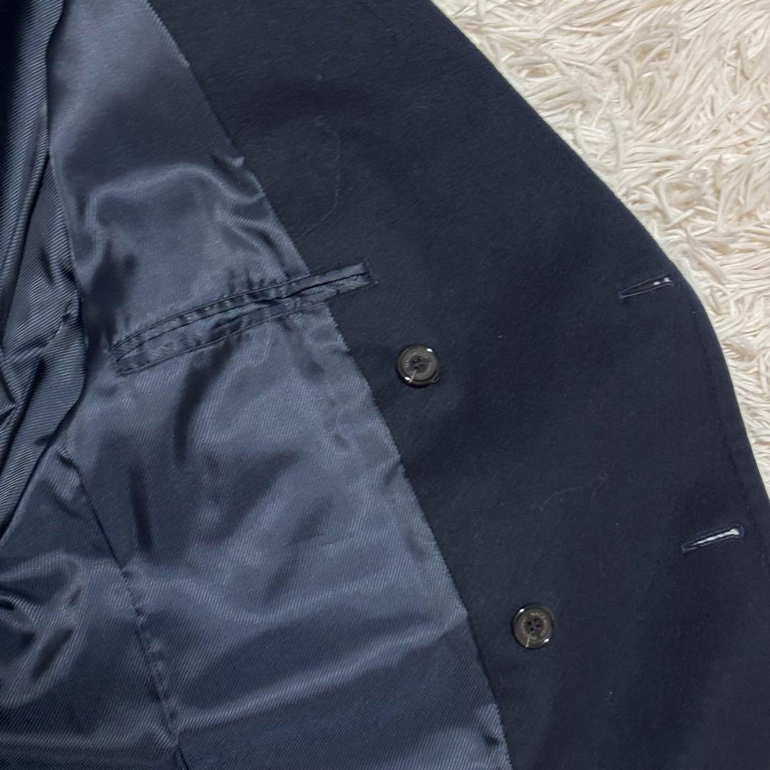 美品 マッキントッシュフィロソフィー ポロコート メルトンウール チェスター