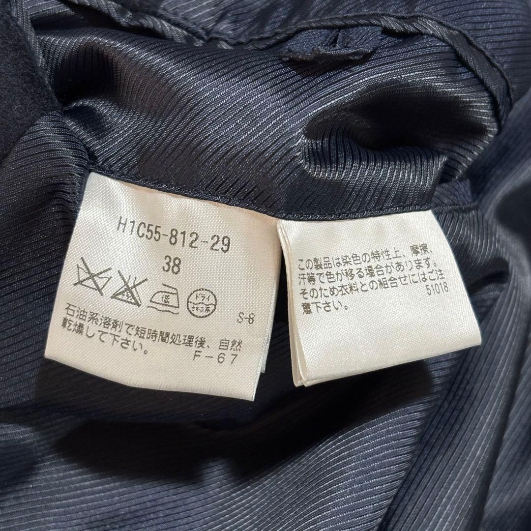 美品 マッキントッシュフィロソフィー ポロコート メルトンウール チェスター