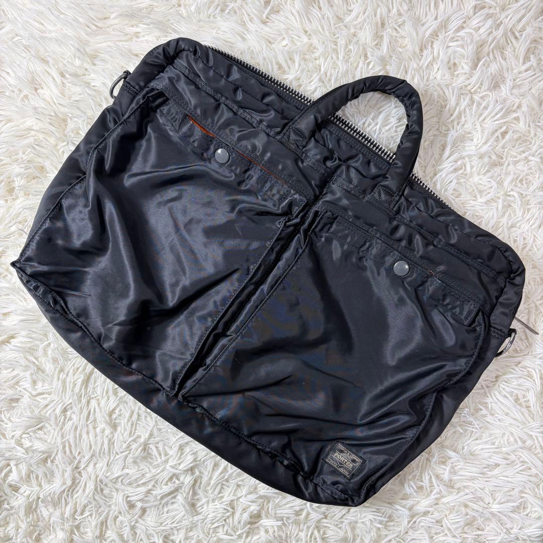 ポーター PORTER タンカー 黒 ブリーフケース 2way ストラップ