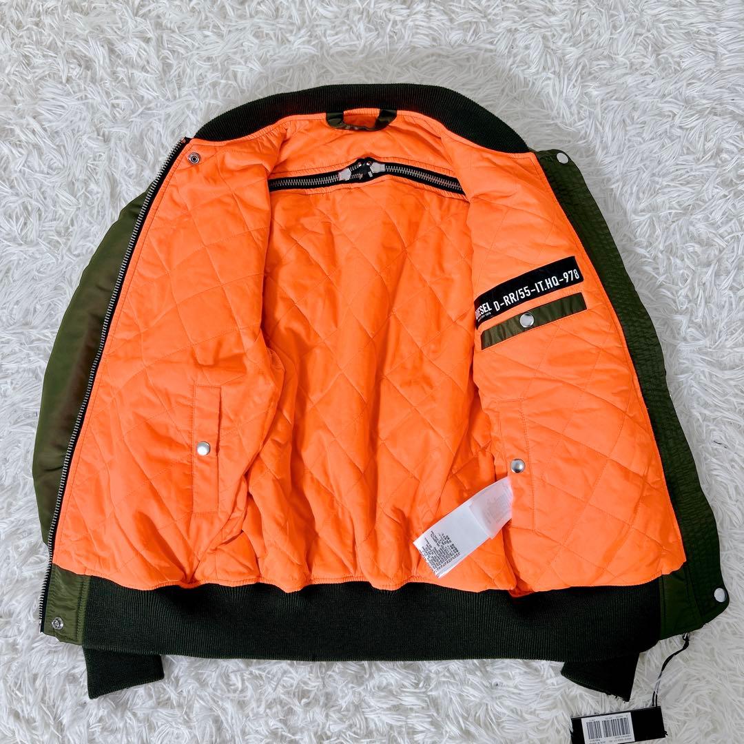 タグ付き　極美品 DIESEL MA-1 中綿 カーキS ~ M相当 ボンバー