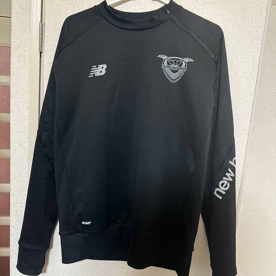 new balance ブラック長袖ウェア Lサイズサガン鳥栖