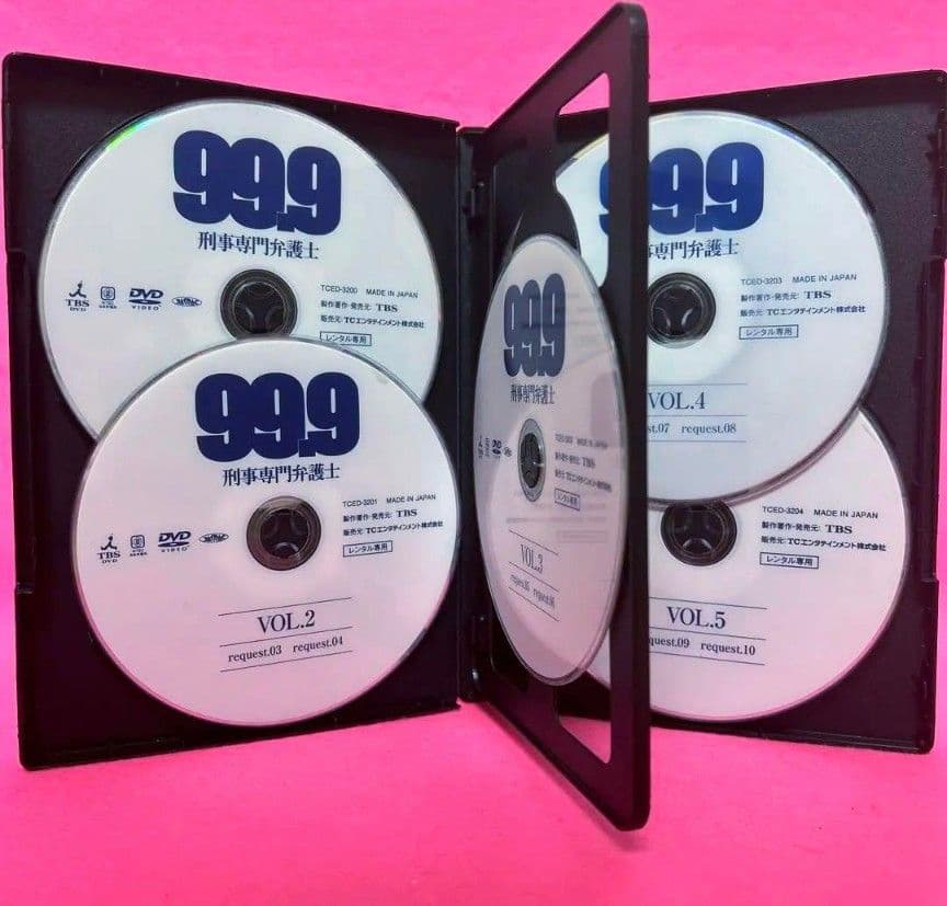 99.9刑事専門弁護士 season1+2+the movie DVD 全11卷