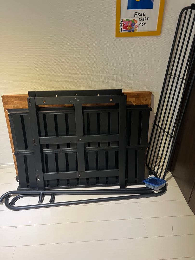 IKEA VADHOLMA ヴァドホルマ アイランドキッチン ラック付き