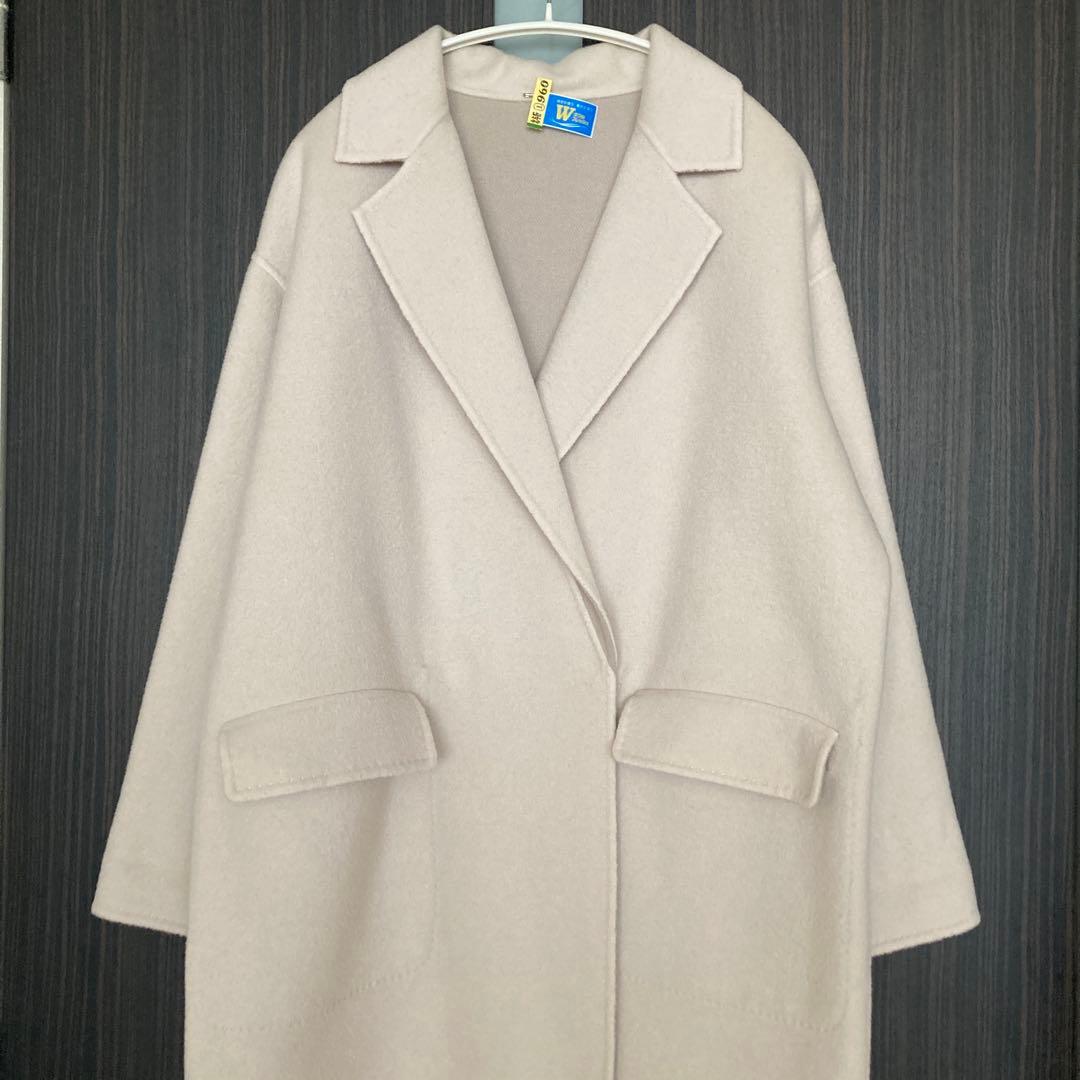 IENA ダブルフェイスリバーシブルチェスターコート　36