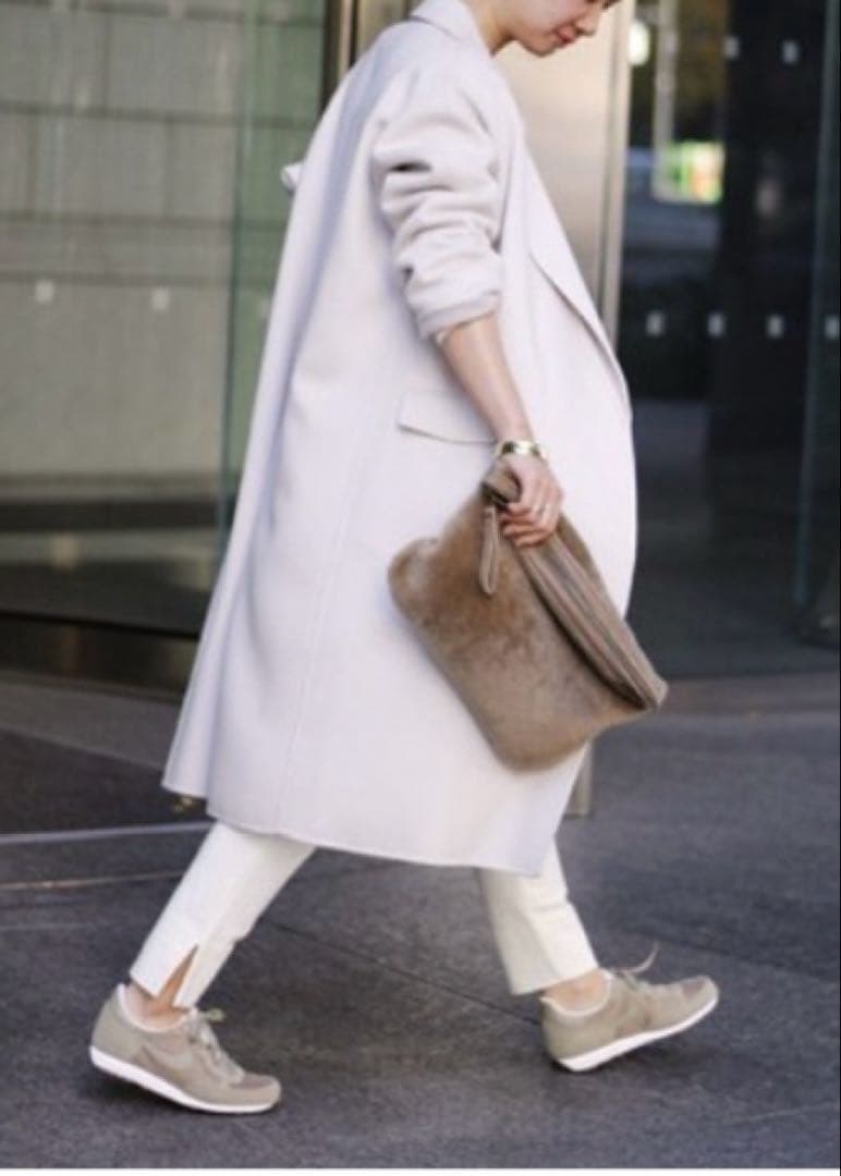 IENA ダブルフェイスリバーシブルチェスターコート　36