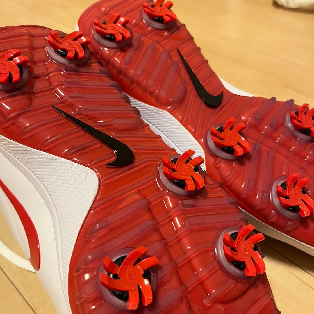 NIKE(ナイキ)ゴルフシューズ　リアクトヴェイパー2 【26.5】　白/赤