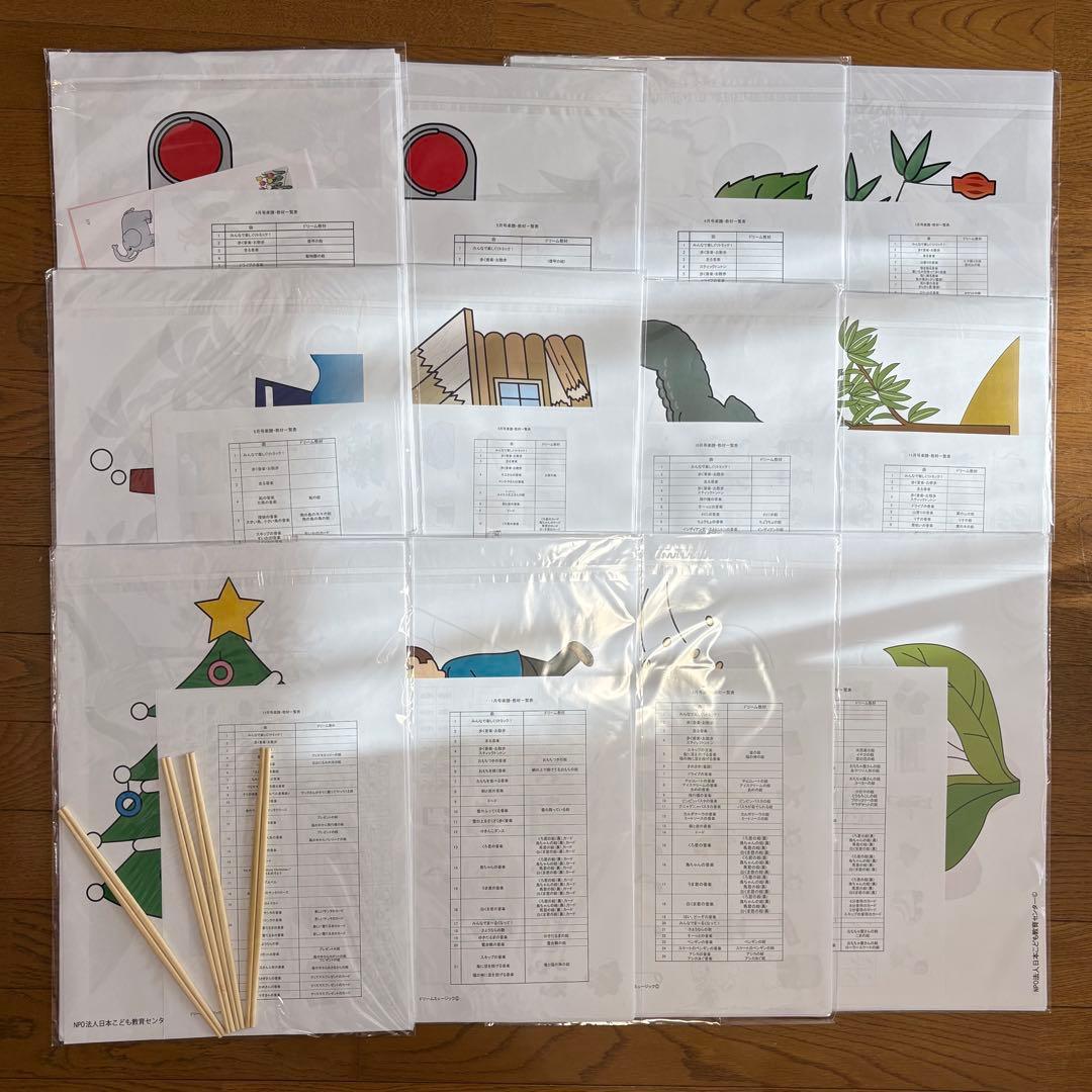 日本こども教育センター リトミック教材一式 まとめ売り（アイディア譜12冊ほか）