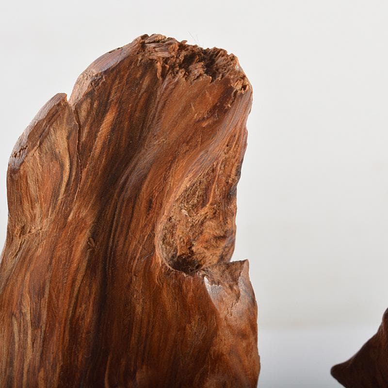 ゆう　伝統工芸屋久杉床飾置物　高さ約42㎝重さ約1.21㎏　V　R7022