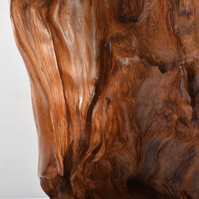 ゆう　伝統工芸屋久杉床飾置物　高さ約42㎝重さ約1.21㎏　V　R7022