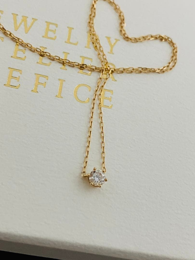 オレフィーチェ　メアリーネックレス　0.15ct　YG