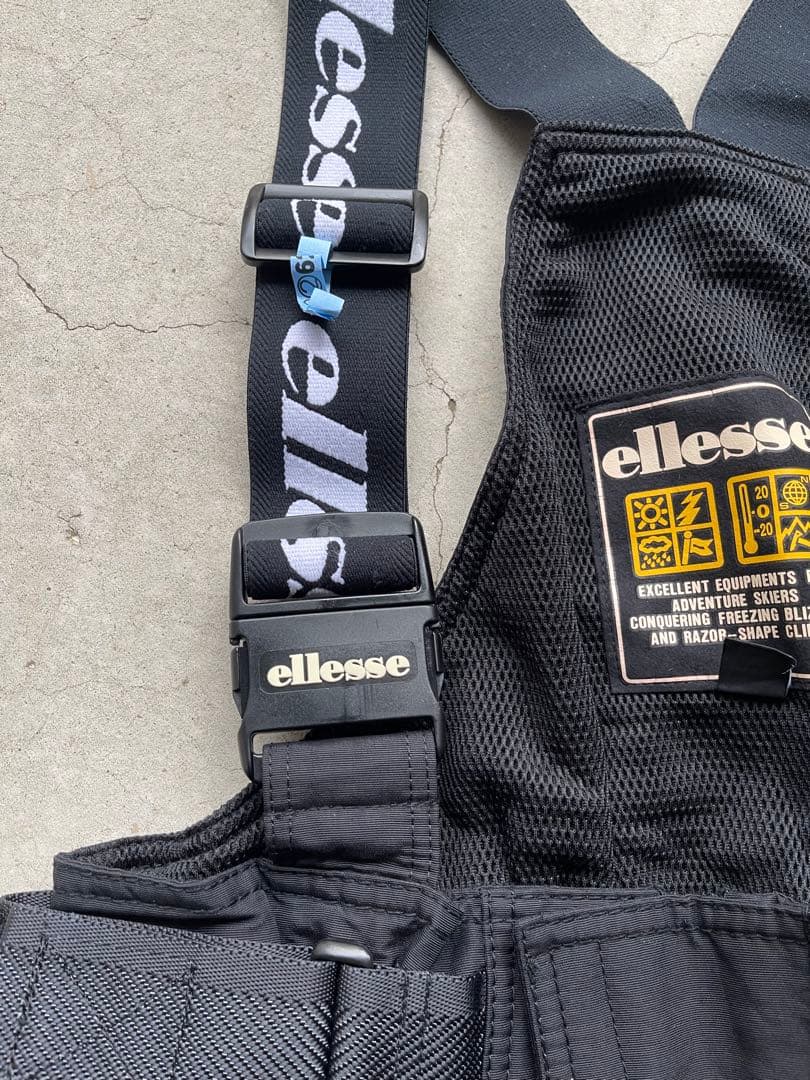 90s ellesse スキーウェア ホワイト/ブラック