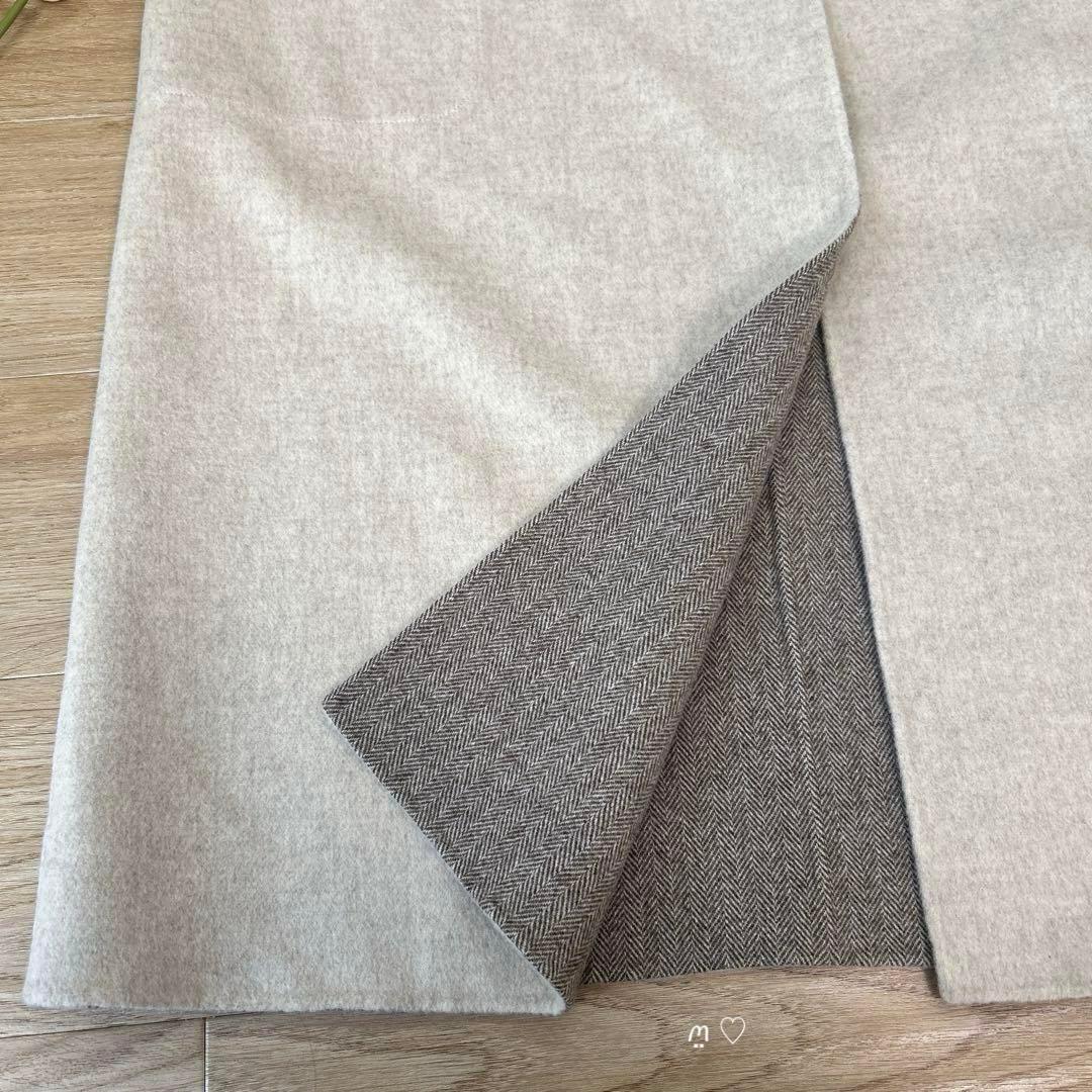 GALERIE VIE ギャルリーヴィー　ウールダブルフェイスフーデッドコート