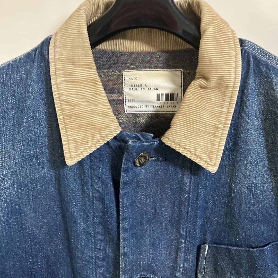 KATO TRIPLE A デニムジャケット カバーオール AAA