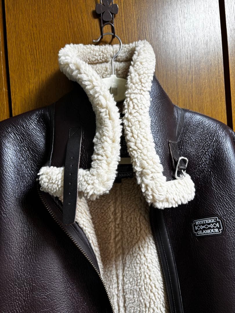 HYSTERIC GLAMOUR MEN B-3 フライトジャケット　ブラウン