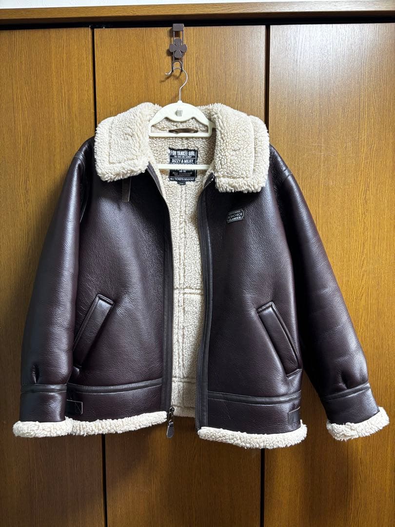 HYSTERIC GLAMOUR MEN B-3 フライトジャケット　ブラウン