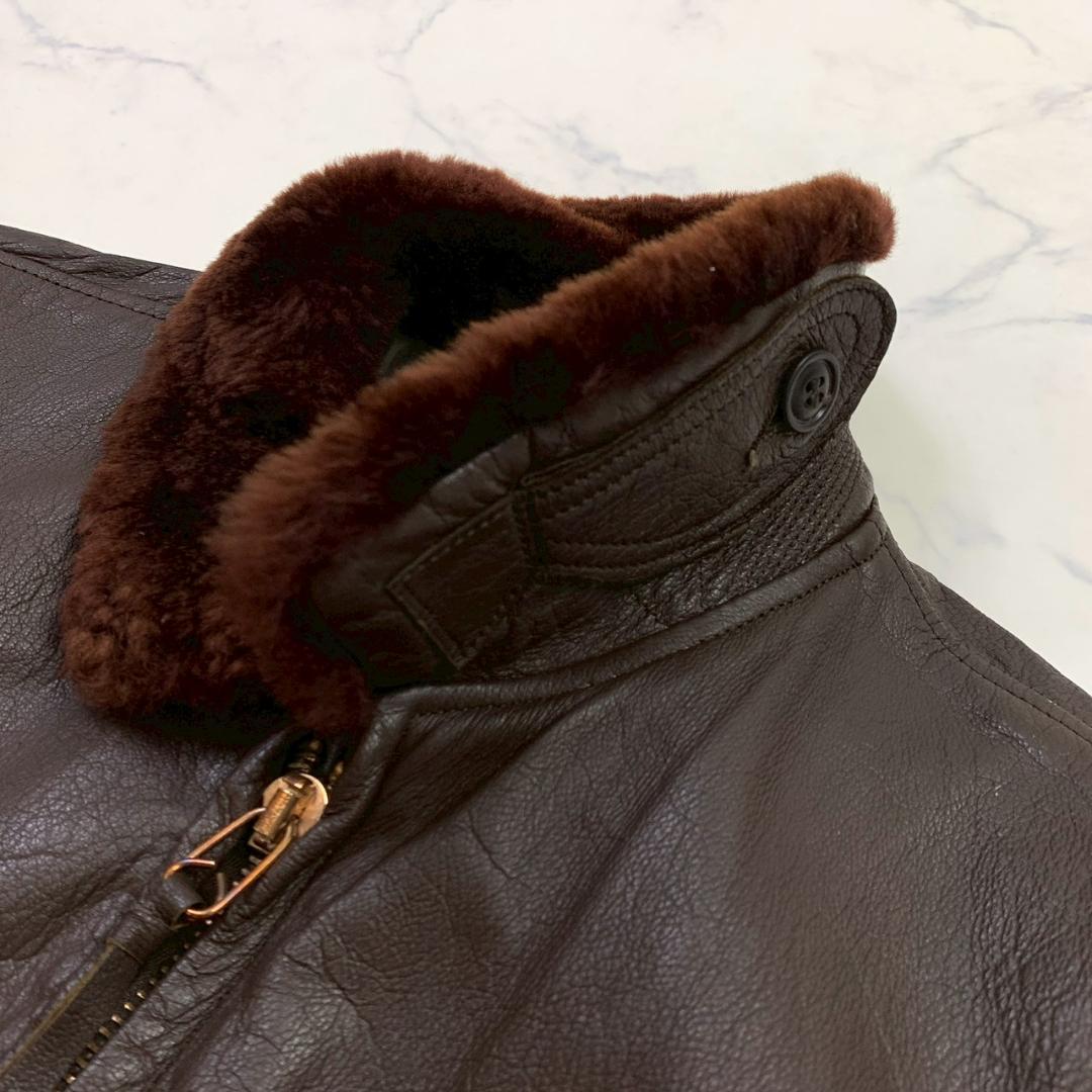 60s米軍実物★ G-1 レザージャケット ラルフエドワーズ社製 40　D526