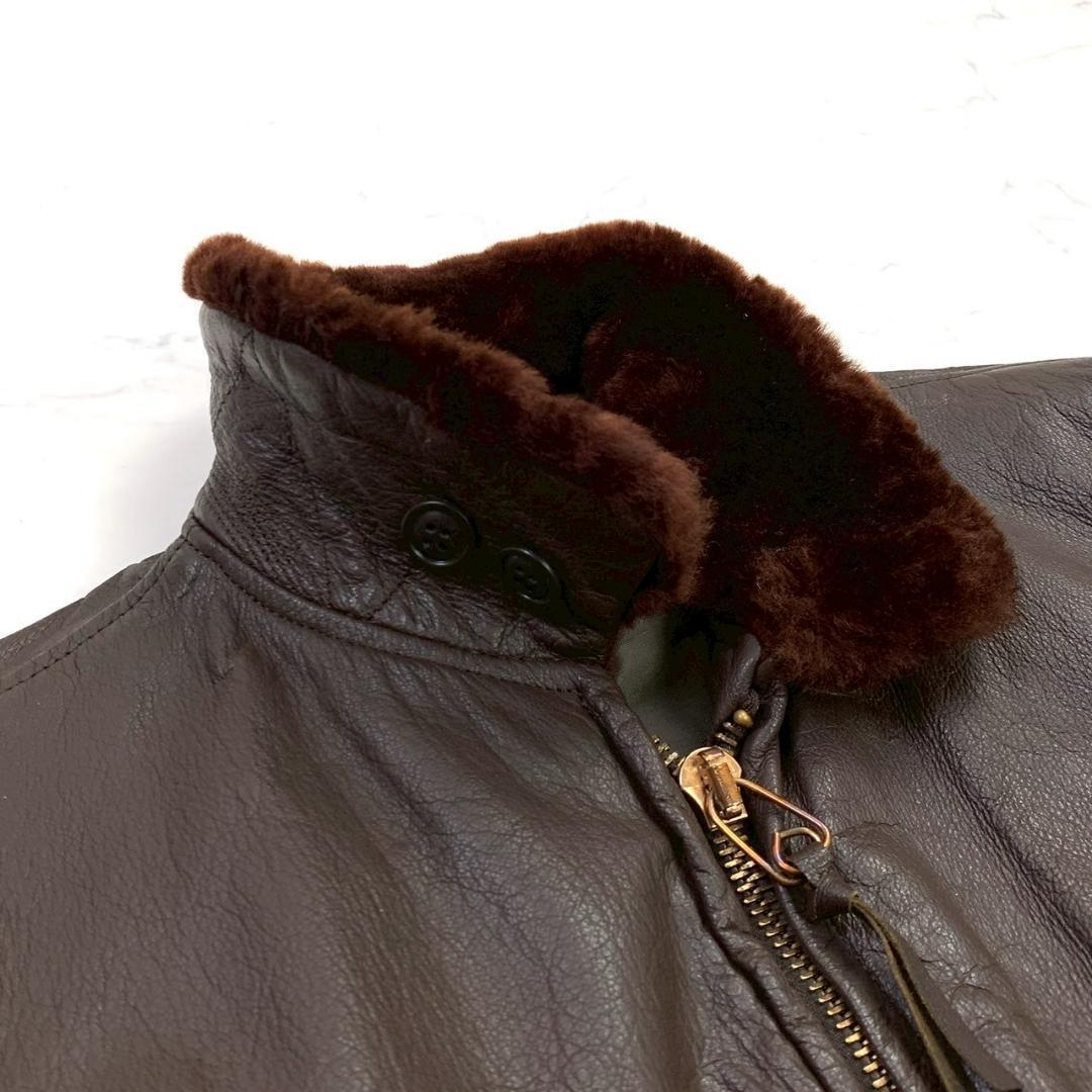 60s米軍実物★ G-1 レザージャケット ラルフエドワーズ社製 40　D526