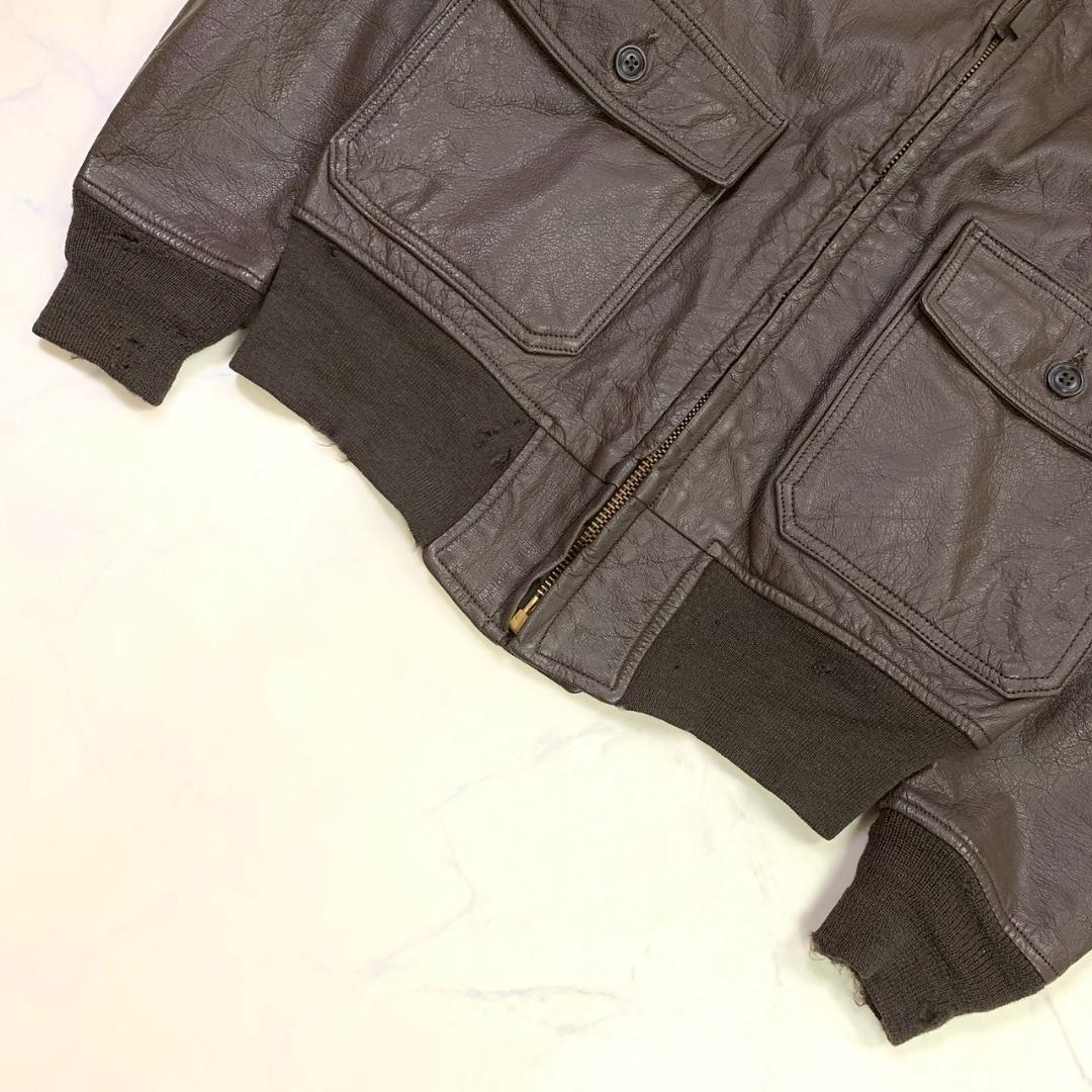 60s米軍実物★ G-1 レザージャケット ラルフエドワーズ社製 40　D526