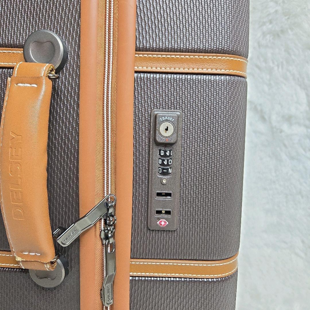 本日限定✨ デルセー スーツケース 機内持ち込み可 ブラウン キャメル