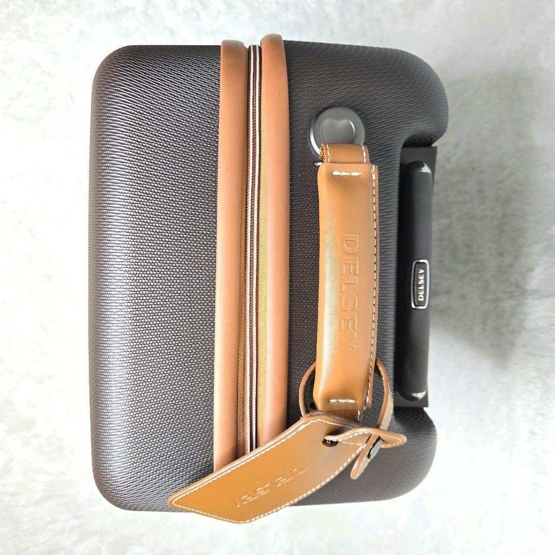 本日限定✨ デルセー スーツケース 機内持ち込み可 ブラウン キャメル