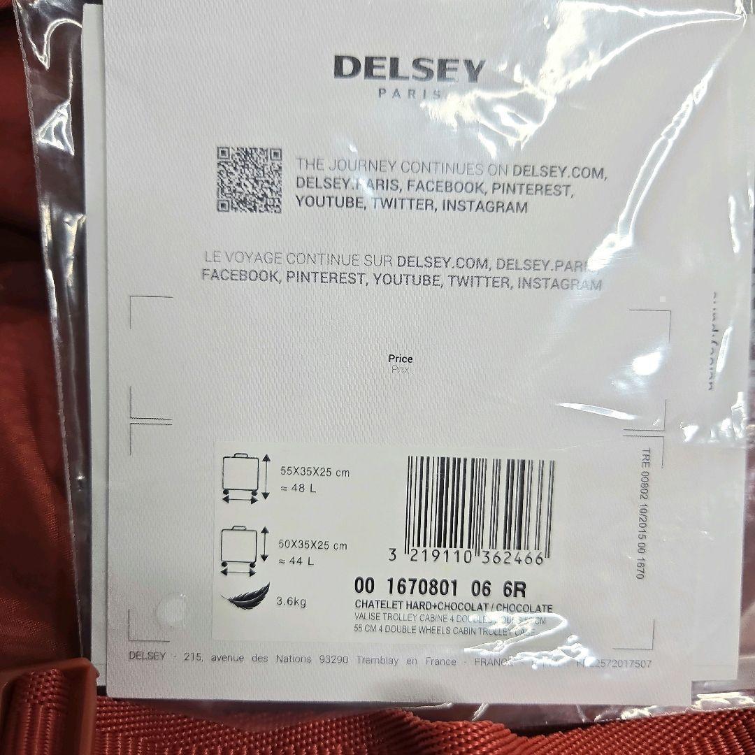 本日限定✨ デルセー スーツケース 機内持ち込み可 ブラウン キャメル