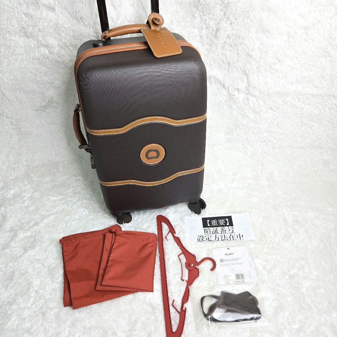 本日限定✨ デルセー スーツケース 機内持ち込み可 ブラウン キャメル
