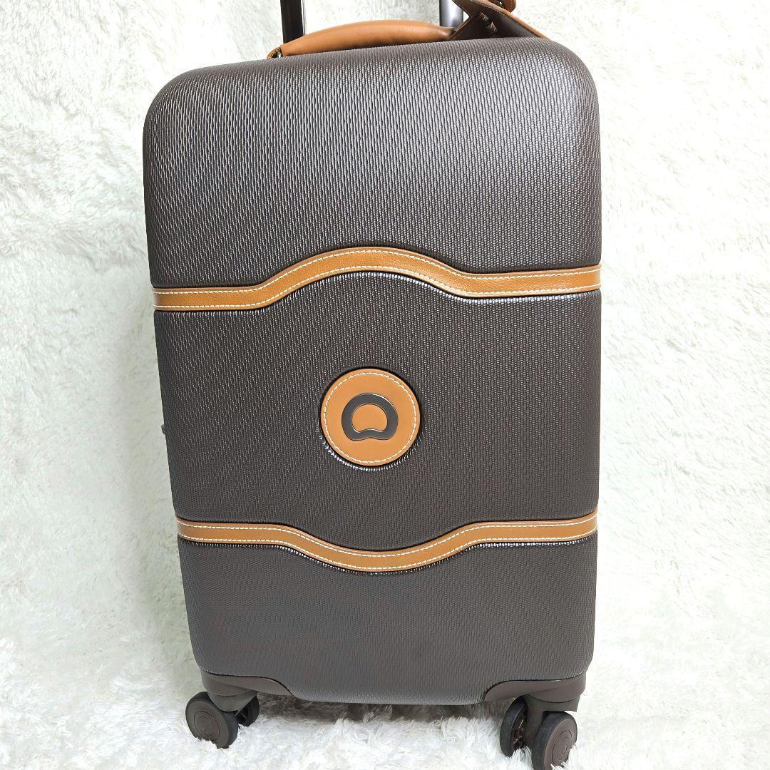 本日限定✨ デルセー スーツケース 機内持ち込み可 ブラウン キャメル