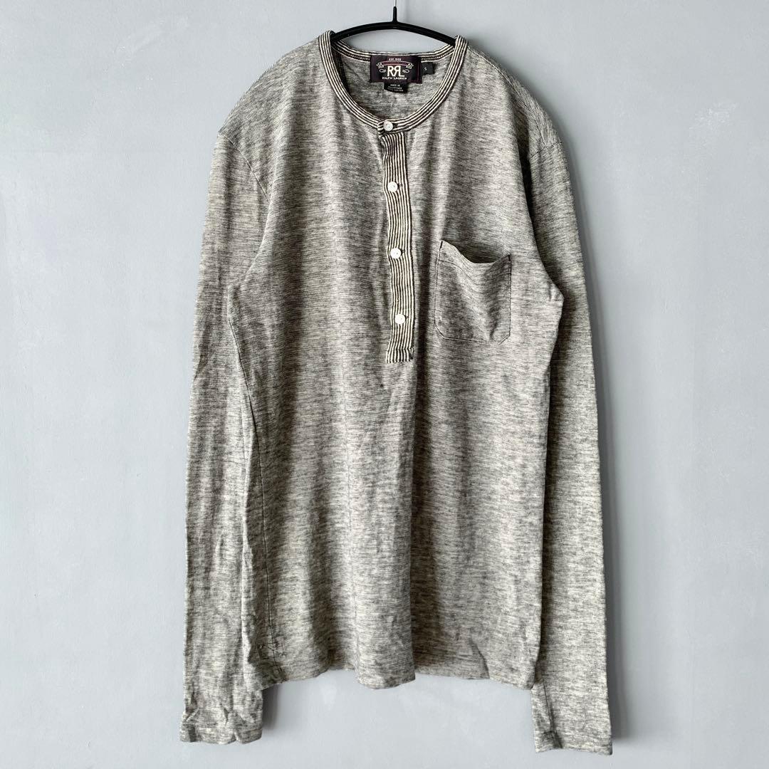 RRL 長袖ヘンリーネックTシャツ ダブルアールエル ラルフローレン カットソー