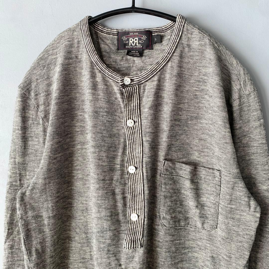 RRL 長袖ヘンリーネックTシャツ ダブルアールエル ラルフローレン カットソー
