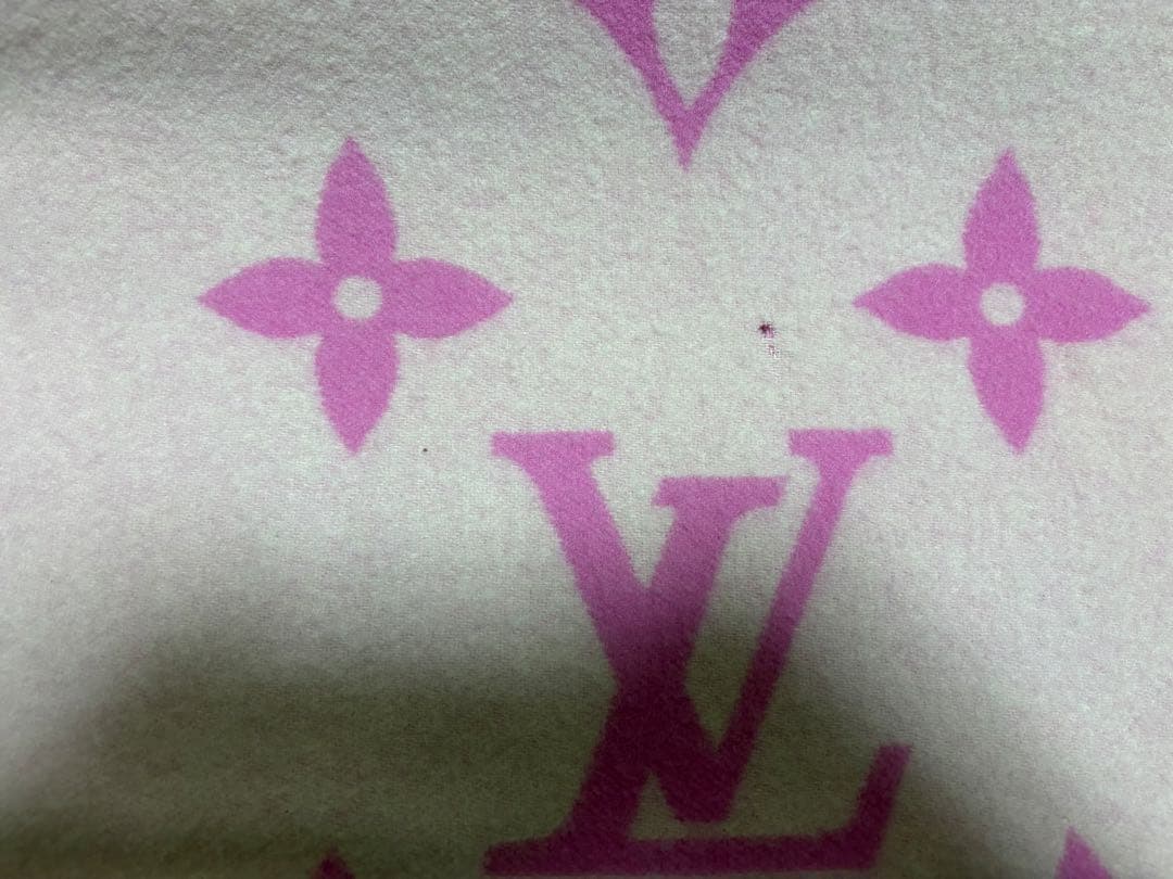 ルイヴィトン マフラー レイキャビック カシミヤ ピンク M76066 美品