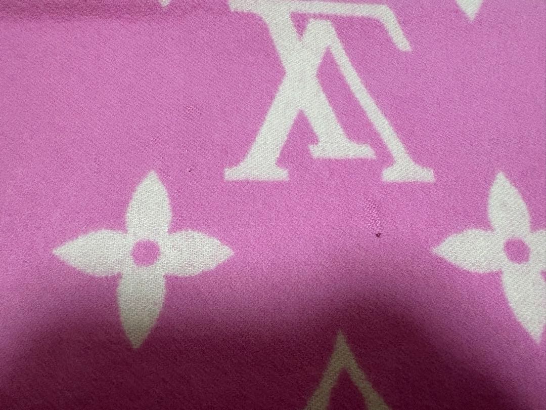 ルイヴィトン マフラー レイキャビック カシミヤ ピンク M76066 美品