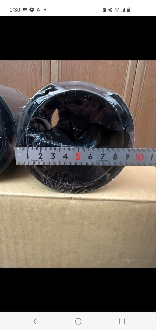  カーボン調 マフラーカッター2個セット 内径約63mm f06 f13