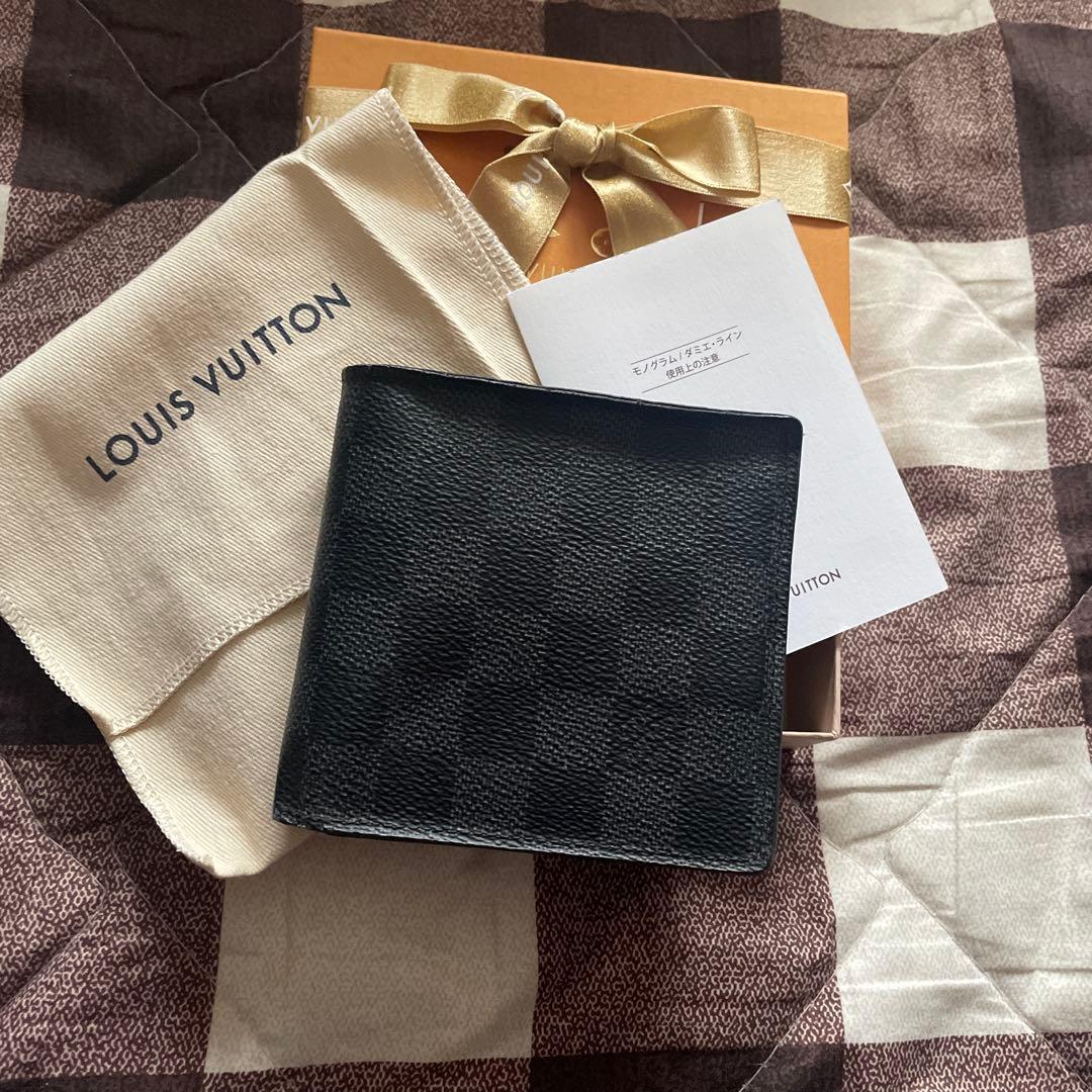 サ*ん様 LOUIS VUITTON ダミエ 二つ折り財布