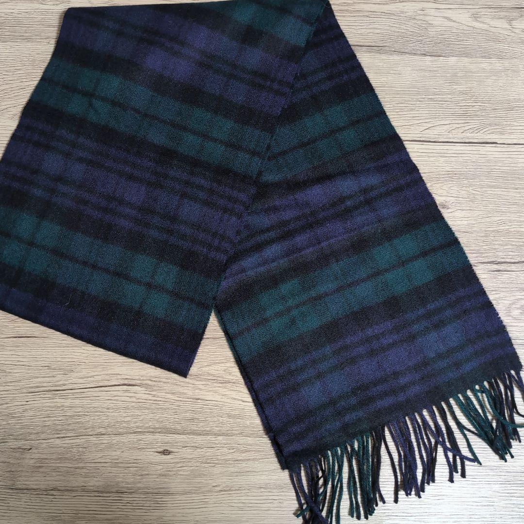 Johnstons of Elgin カシミア マフラー タグ付き