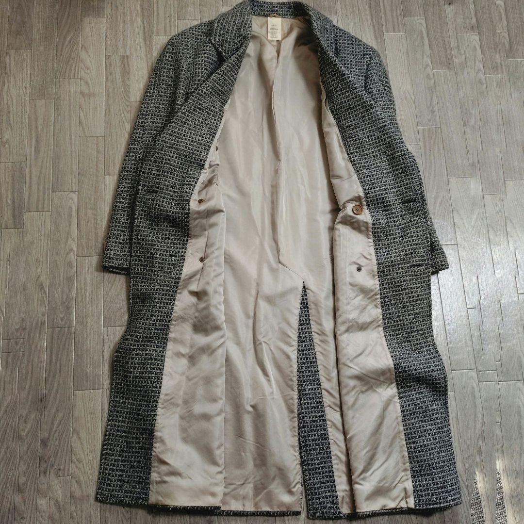 美品 Giorgio Armani イタリア製 チェスターコート ツイード