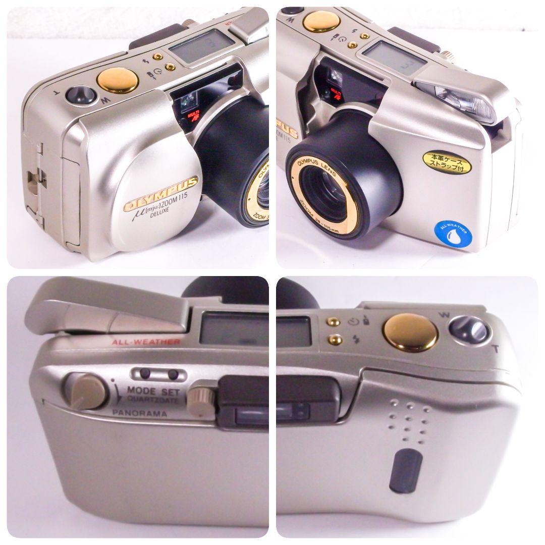 完動美品 オリンパス OLYMPUS mju:1 ZOOM 115 シルバー