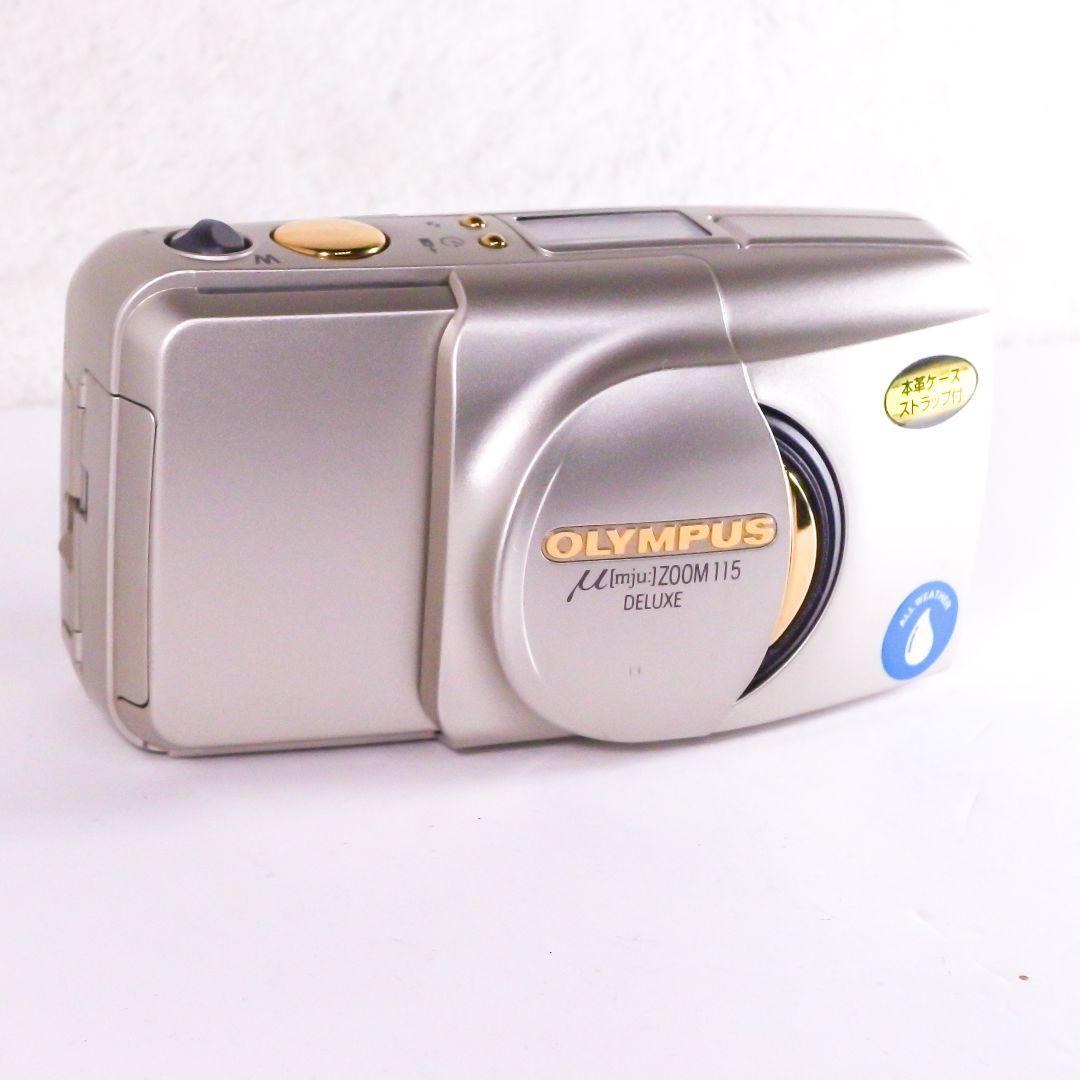 完動美品 オリンパス OLYMPUS mju:1 ZOOM 115 シルバー