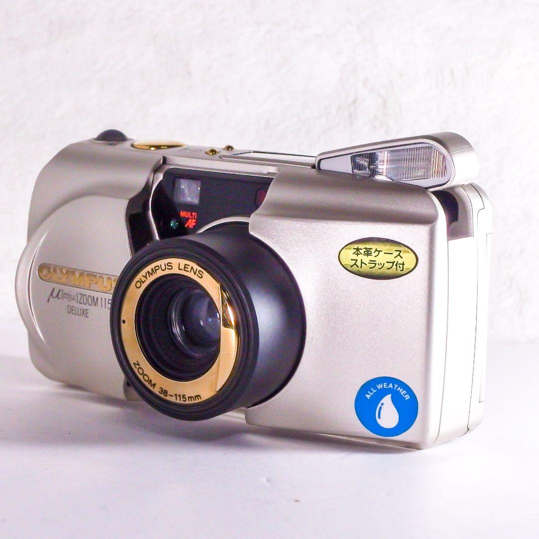 完動美品 オリンパス OLYMPUS mju:1 ZOOM 115 シルバー