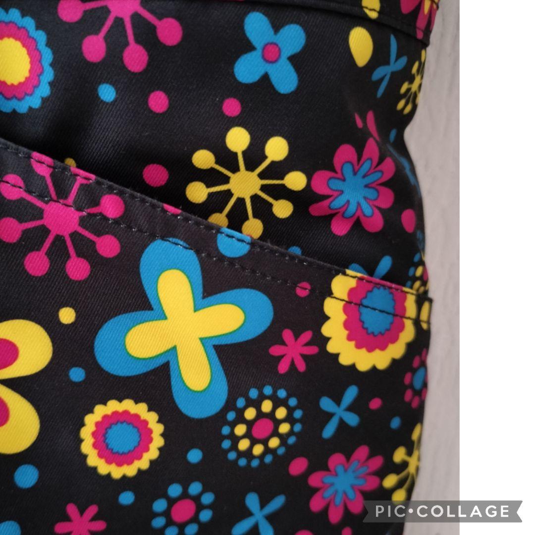 【極美品】phenix スノーガールズ スキーウェア 上下 花柄 ファー150