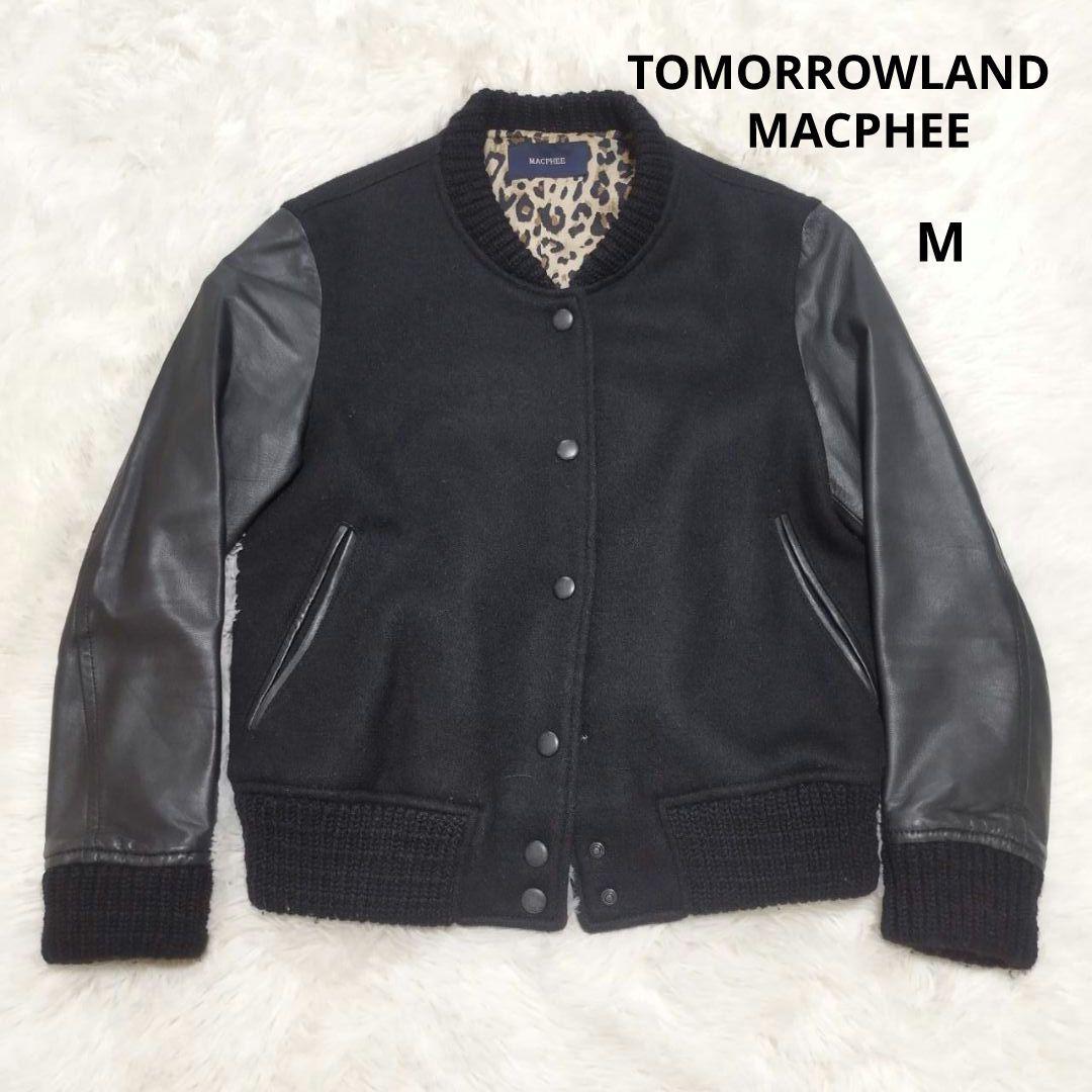 TOMORROWLAND MACPHEE ラムレザー レオパード スタジャン M