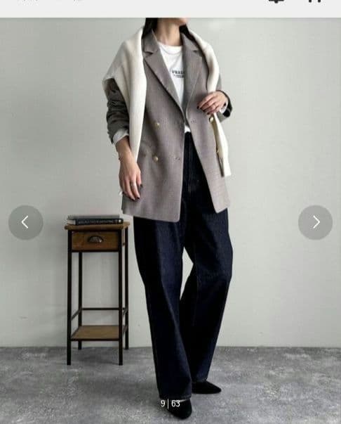 【新品未使用】Frdy emue テーラードジャケット ダブルブレスト