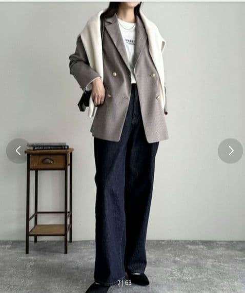 【新品未使用】Frdy emue テーラードジャケット ダブルブレスト