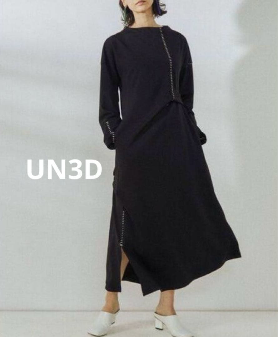 【完売品】UN3D. ステッチタックワンピース