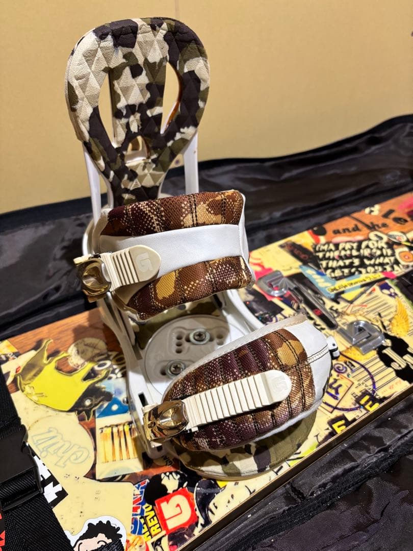 BURTON グラフィックデザイン スノーボード 靴セット