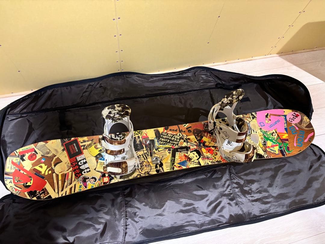 BURTON グラフィックデザイン スノーボード 靴セット