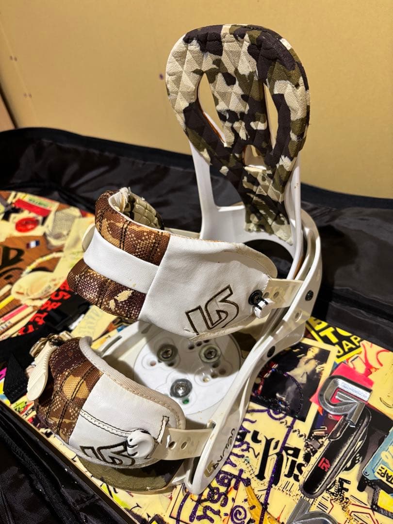 BURTON グラフィックデザイン スノーボード 靴セット