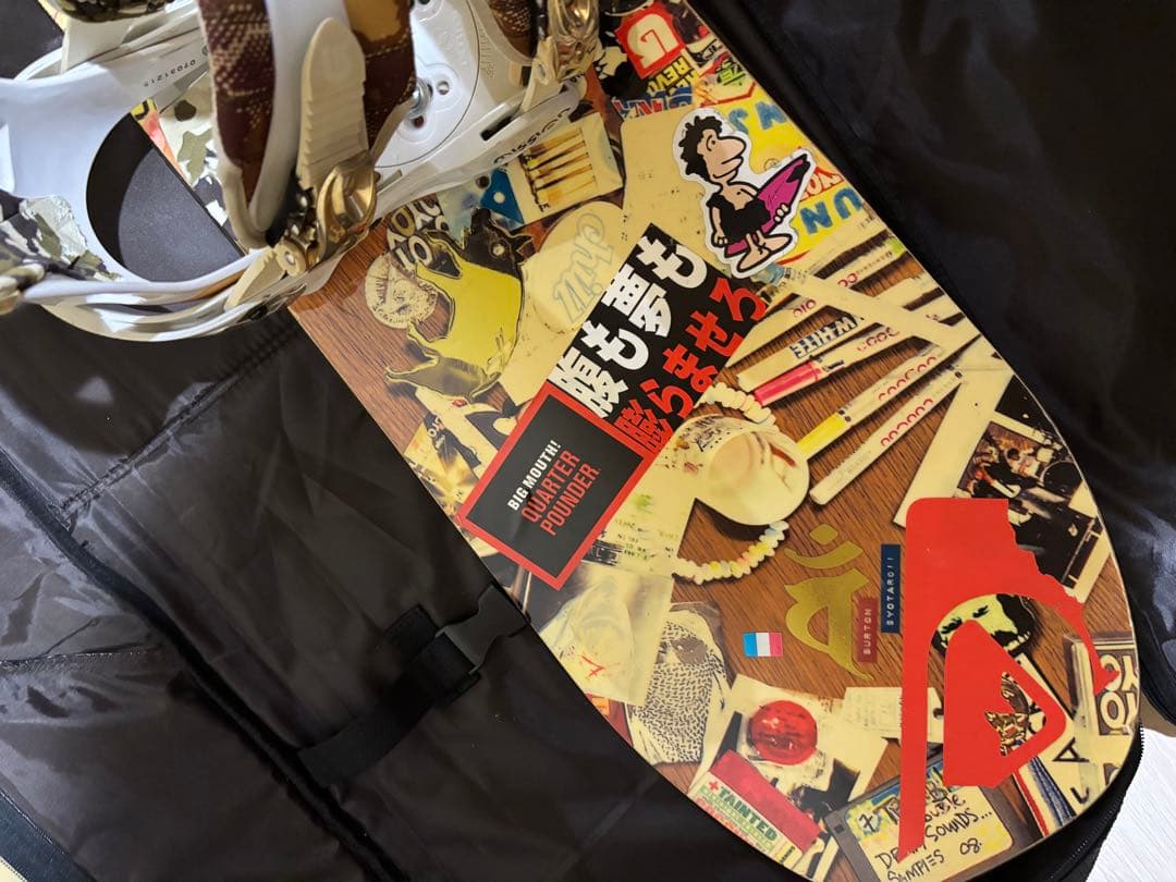 BURTON グラフィックデザイン スノーボード 靴セット